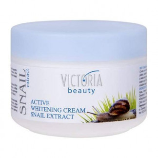 Крем для лица VictoriaBeauty Snail Extract Active Whitening 50 мл