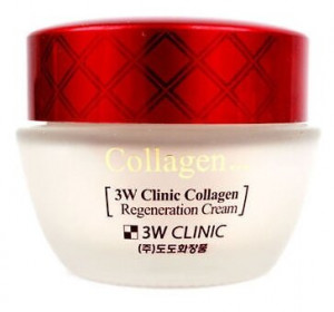 Отбеливающий крем для лица 3W Clinic Collagen Regeneration Cream