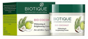 Bio Coconut WHITENING Biotique Питательный осветляющий крем для лица БИО кокос