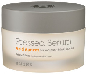 BLITHE Pressed Serum Gold Apricot Cпрессованная cыворотка-крем для сияния кожи лица