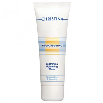 Успокаивающая осветляющая маска для лица Christina FluorOxygen+C Soothing & Lightning Mask