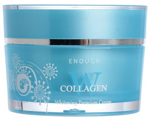 Осветляющий крем для лица с коллагеном Enough W Collagen Whitening Premium Cream