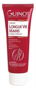 Омолаживающий крем для рук Guinot Longue Vie Mains hand cream против морщин и пигментных пятен