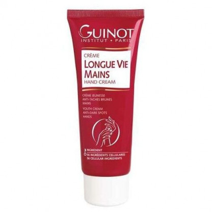 Омолаживающий крем для рук Guinot Longue Vie Mains hand cream против морщин и пигментных пятен