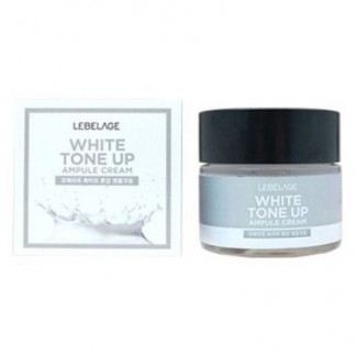 Крем ампульный выравнивающий тон лица Lebelage Ampule Cream White Tone Up 70 мл