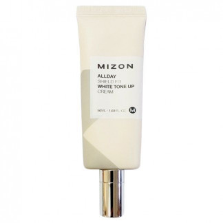 Mizon Allday shield fit white Tone up cream Отбеливающий увлажняющий крем для лица