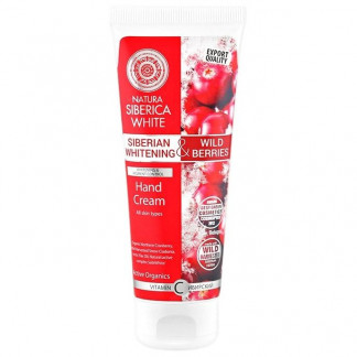 Крем для рук Natura Siberica Siberian Whitening & Wild Berries Hand Cream 75 мл