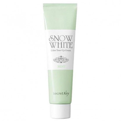 Крем для лица осветляющий Secret Key Snow White Color Tone Up Cream_Mint