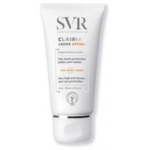 SVR Clairial Cream dipegmentic comlex SPF50+ Защитный крем для лица против пигментных пятен 50 мл