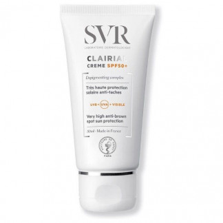 SVR Clairial Cream dipegmentic comlex SPF50+ Защитный крем для лица против пигментных пятен 50 мл