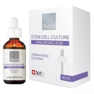 TETe Cosmeceutical Melanostop Solution MediCell stem cell culture Депигментирующая сыворотка комплекс для лица для коррекции пигментации