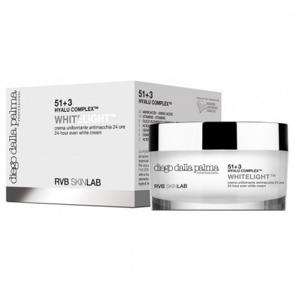 Крем против пигментации 24 часа DIEGO DALLA PALMA PROFESSIONAL RVB Skinlab WHITELIGHT 24-HOUR EVEN WHITE CREAM 50 мл