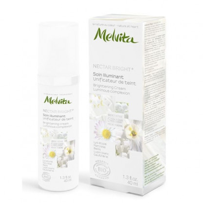 Крем для лица сияющий Melvita NECTAR BRIGHT® soin illuminant против появления пигментации и возрастных изменений кожи