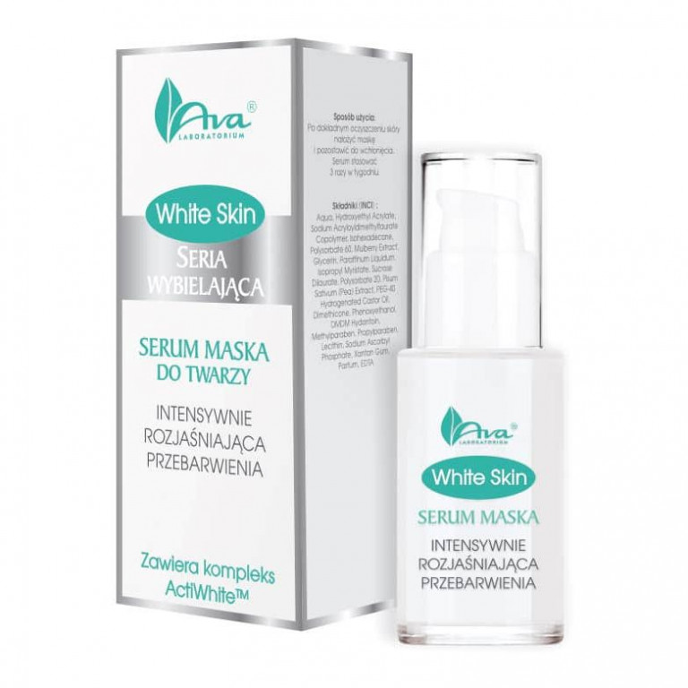 Осветляющая маска-сыворотка для лица Ava Laboratorium White Skin Serum Mask Face