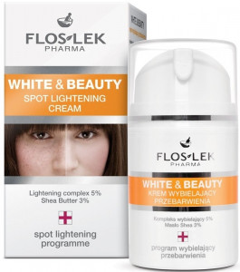 Осветляющий крем против пигментации Floslek White & Beauty Spot Lightening Cream